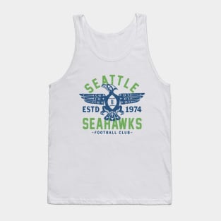 Vintage Seattle Seahawks 2 by Buck Tee Originals Tank Top